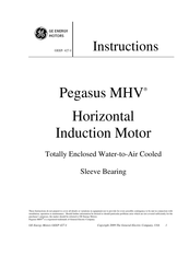 GE Pegasus MHV EP-427-I Instructions Manual