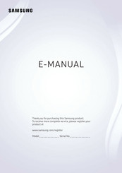 Samsung UN55MU6500F E-Manual