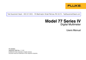 Fluke 77 Series IV User Manual