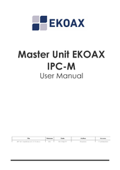ITS Telecom Master Unit EKOAX IPC-M2 User Manual