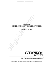 Cabletron Systems MR-9000C User Manual