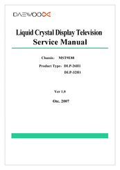 Daewoo DLP-32H1 Service Manual