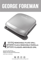 George Foreman GRP3060B Use And Care Manual