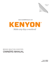 Kenyon C80301 Owner's Manual