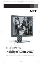 NEC LCD1855NX - MultiSync - 18.1