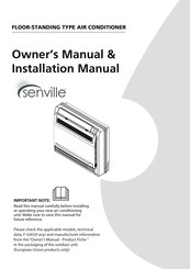 Senville SENA-012HF Owner's Manual & Installation Manual