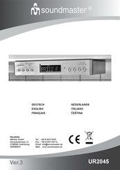 SOUNDMASTER UR2045SI Manual