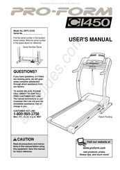 ICON Health & Fitness Pro-Form CI450 User Manual