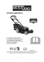 Gardeo GTTAC51T-BS675RT16 Original Instructions Manual