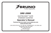 Bruno ELECTRA-RIDE SRE-2000 Operator's Manual