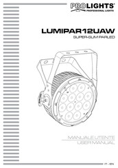ProLights LUMIPAR12UAW User Manual