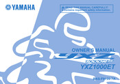 Yamaha YXZ1000RSS Owner's Manual