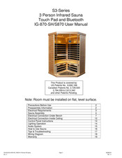 Saunatec S3-870 User Manual