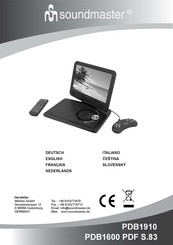 Wörlein Soundmaster PDB1910 Manual
