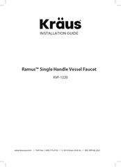 Kraus Ramus KVF-1220BG Installation Manual