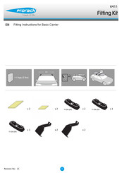 Prorack K411 Fitting Instructions Manual