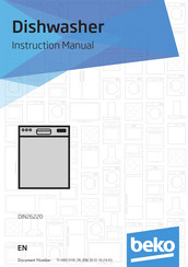 Beko DIN26220 Instruction Manual