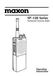 Maxon SP-120 Series Operating Instructions Manual