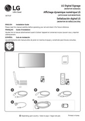 LG 86TN3F-B.AUS Installation Manual