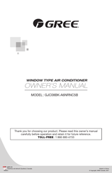 Gree GJC08BK-A6NRNC5B Owner's Manual