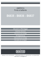 Samo B6835 Assembly Instruction Manual