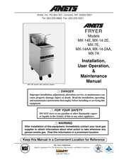 Anets MX-14XC Installation, User Operation & Maintenance Manual