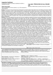 Lemeks Palmako Claudia FR44-5540 Installation Manual