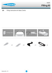 Prorack K121 Fitting Instructions Manual