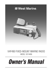 West Marine VHF490 Owner's Manual