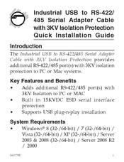 SIIG ID-SC0D11-S1 Quick Installation Manual