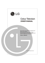 LG 29FU3RG-TG Owner's Manual
