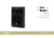 thomann the box pro PA 110 User Manual