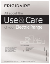 Electrolux Frigidaire FPEH3077RFG Use & Care Manual