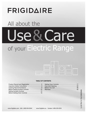 Electrolux Frigidaire CFEF3016TSA Use & Care Manual