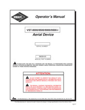Versalift VST-8500-I Operator's Manual
