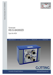 Gotting HG G-84300ZD Manual