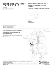 Brizo Vettis 65088LF-PC Installation Instructions Manual