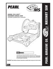 Pearl VX141MSD Owner's/Operator's Manual