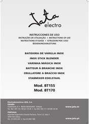 Jata Electro INOX BT155 Instructions For Use Manual