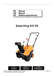 Texas A/S Snow King 415 TG Manual