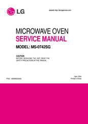 LG MS-0742SG Service Manual