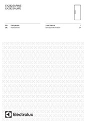 Electrolux EK282SARWE User Manual