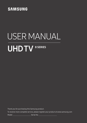 Samsung UE65NU8000TXXU User Manual