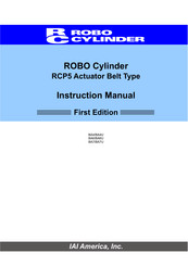 IAI ROBO Cylinder RCP5-BA Instruction Manual