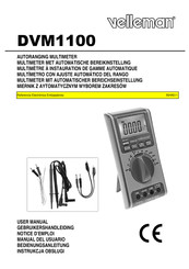 Velleman DVM1100 User Manual