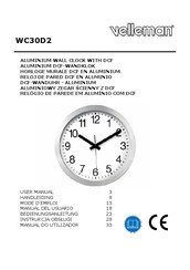 Velleman WC30D2 User Manual
