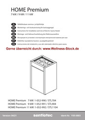 Sentiotec 1-052-991 Instructions Manual