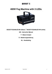 Boost BOOST-FOG400LED-WH Instruction Manual