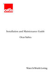 Oras 1033 Installation And Maintenance Manual