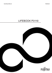 Fujitsu LIFEBOOK P3110 Operating Manual